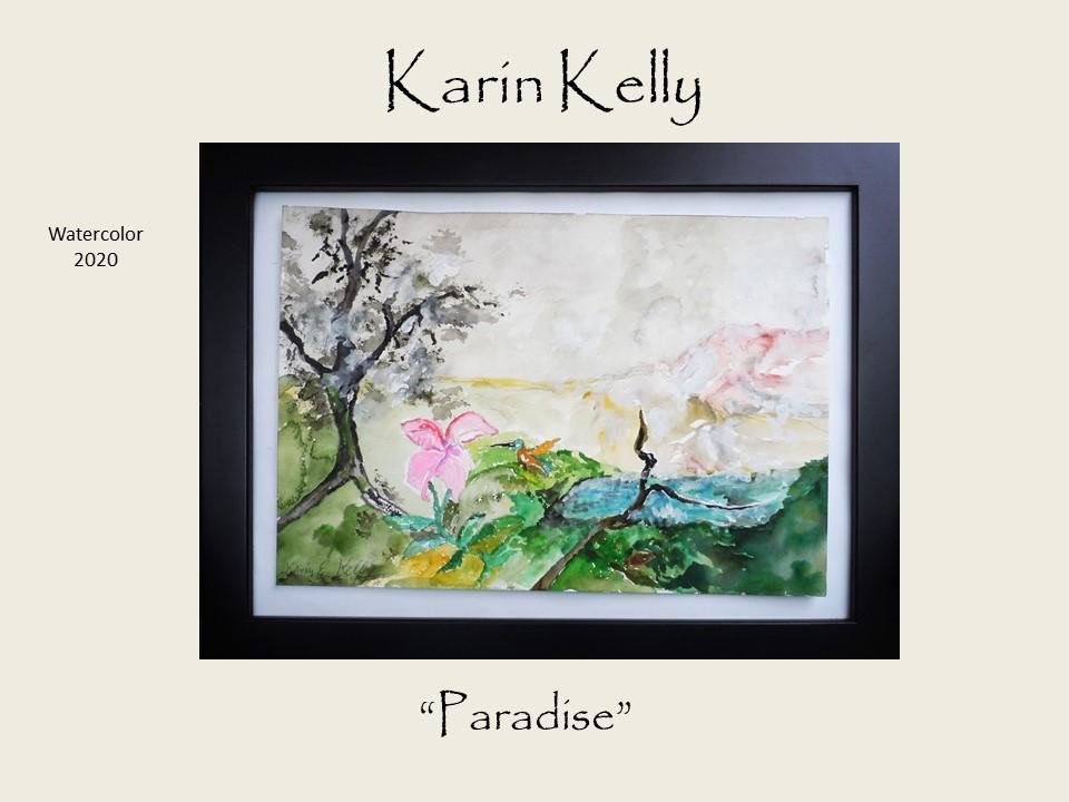 Karin Kelly - Paradise - Watercolor 2020