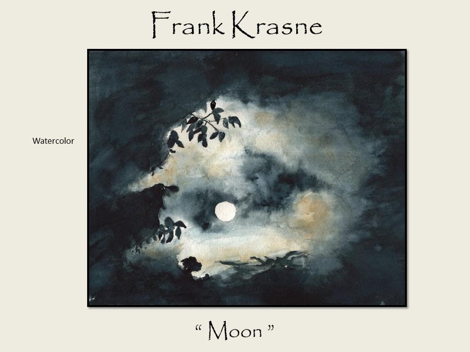Frank Krasne - Moon watercolor