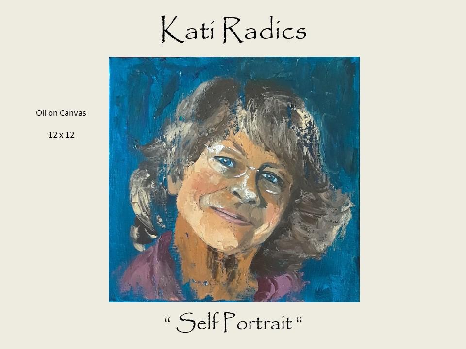 Kati Radics - Self Portrait Oil on Canvas