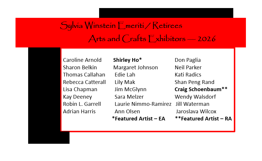 Arts and Crafts Exhibitors 2026