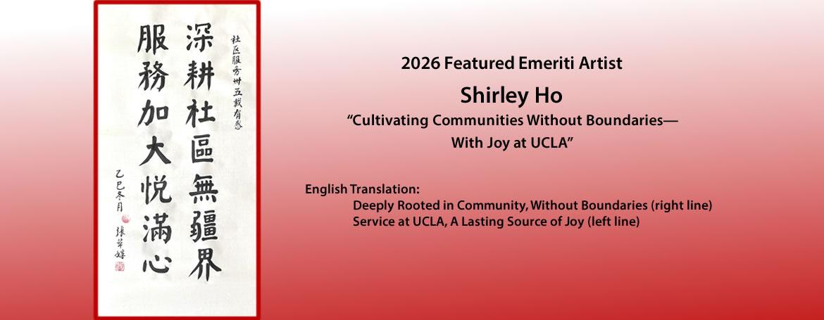 2026 Emeriti Featured Artis- Shirley Ho